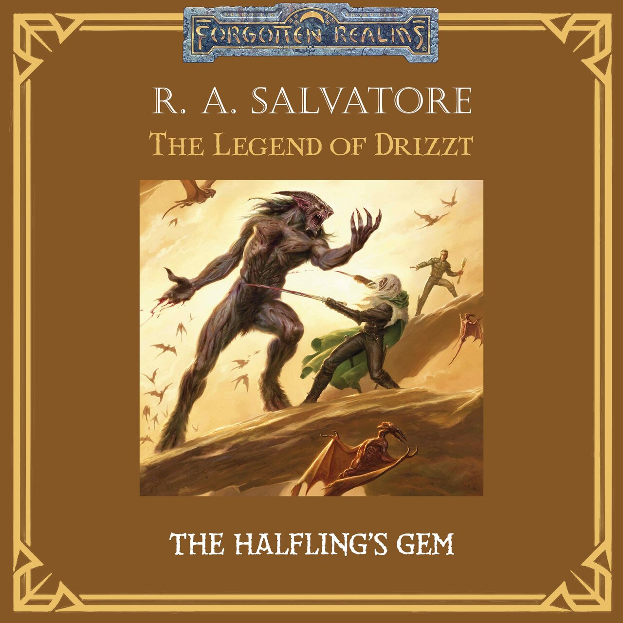 Audiobook cover for The Halfling's Gem