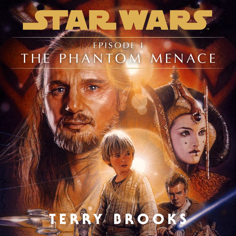 Audiobook cover for Star Wars Episode I - The Phantom Menace