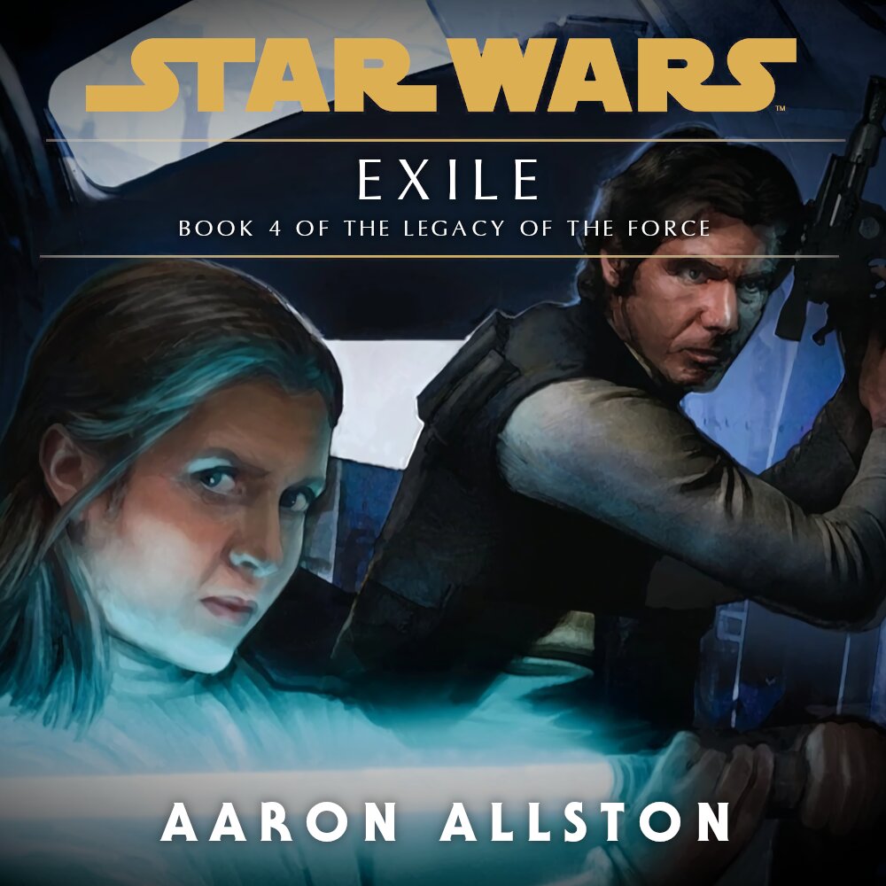 Audiobook cover for Star Wars - Legacy of the Force - Exile