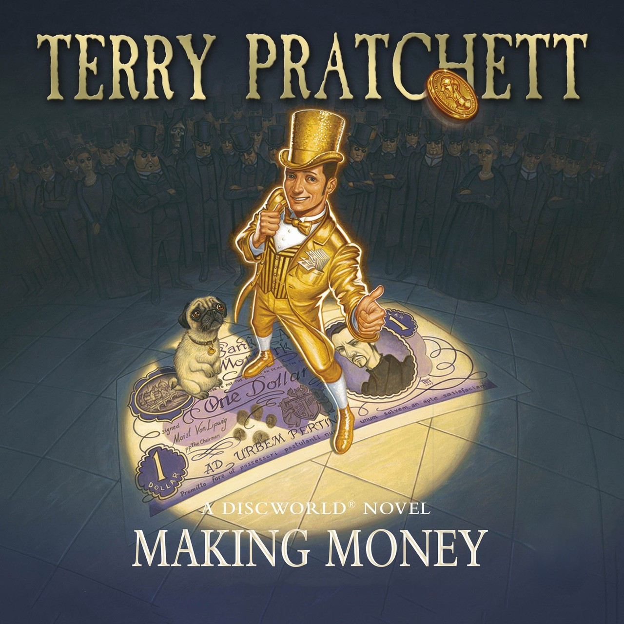 Audiobook cover for Making Money
