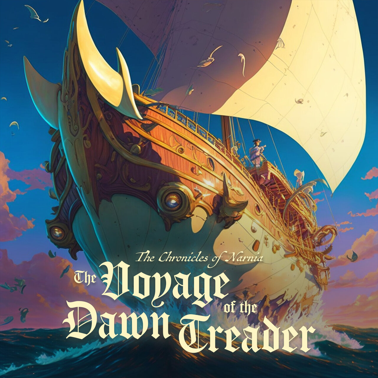 Audiobook cover for Voyage of the Dawn Treader (Chronicles of Narnia #3)