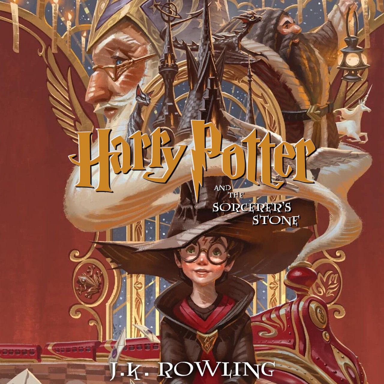 Audiobook cover for Harry Potter and the Philosopher's Stone