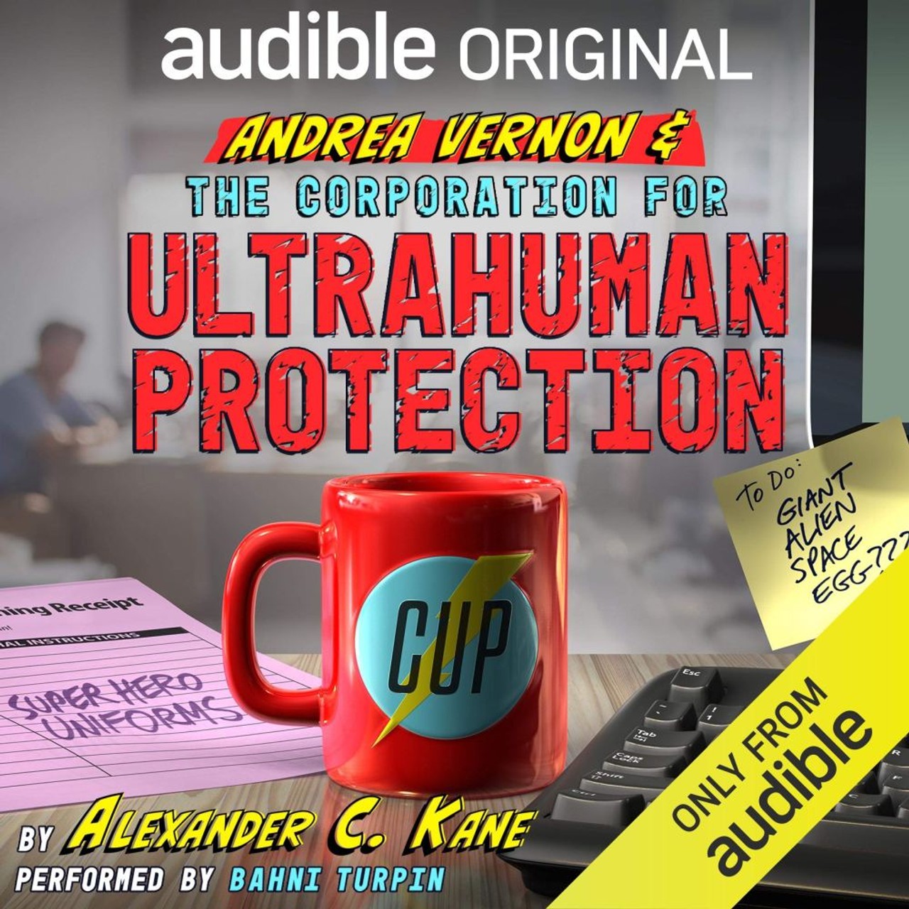 Audiobook cover for Andrea Vernon and the Corporation for UltraHuman Protection