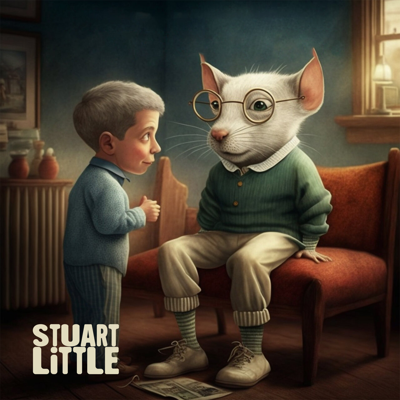 Audiobook cover for Stuart Little