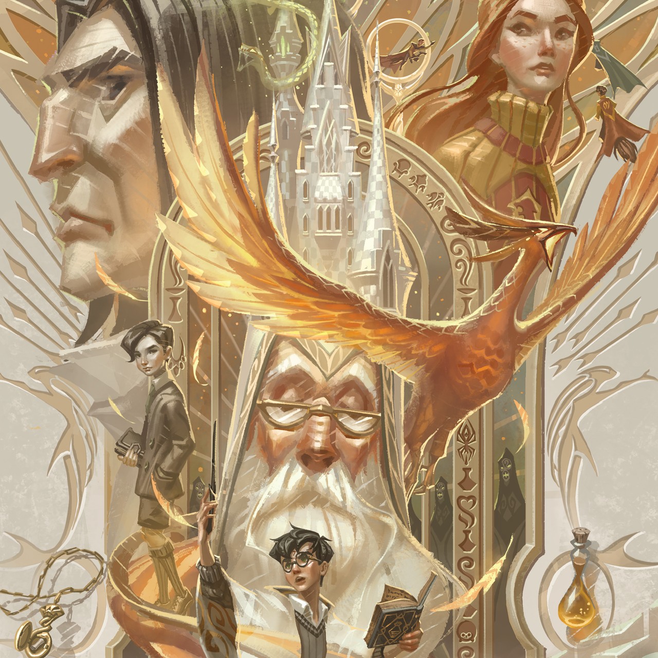 Audiobook cover for Harry Potter and the Order of the Phoenix