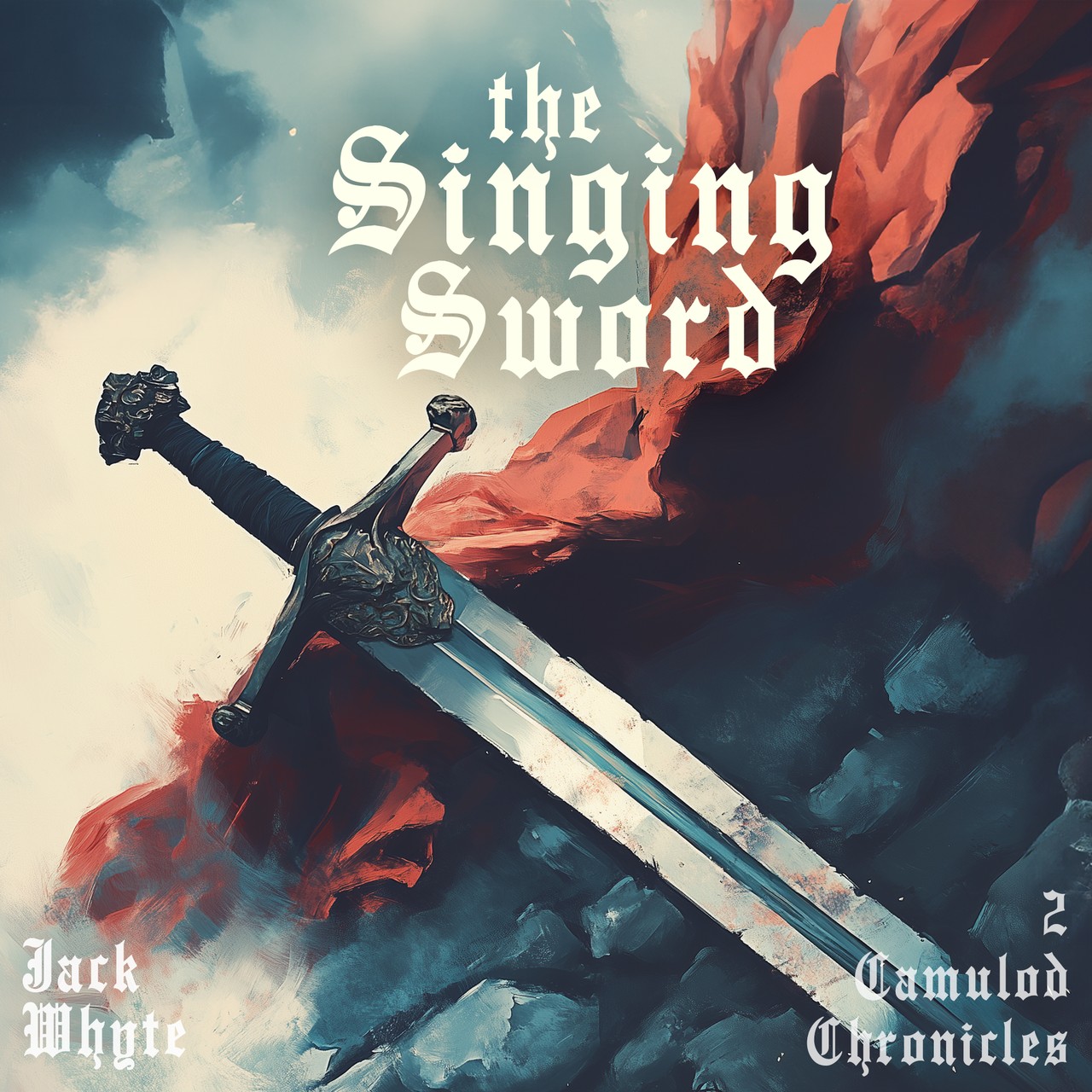 Audiobook cover for The Singing Sword (The Camulod Chronicles, Book 2)