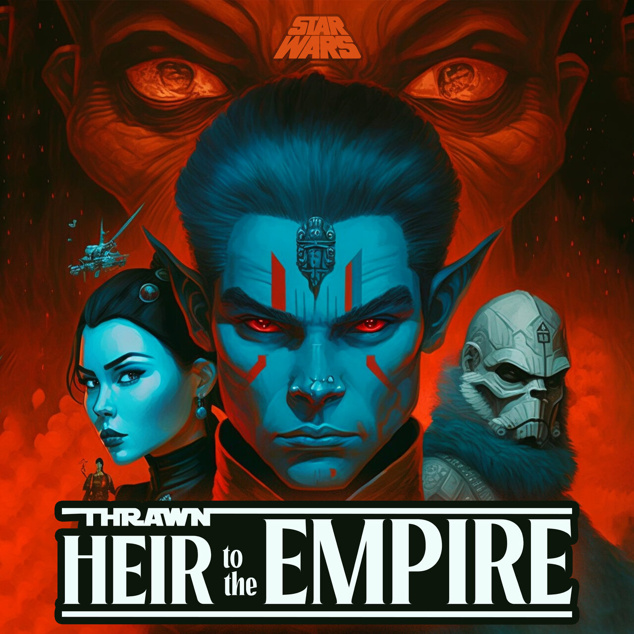 Audiobook cover for Star Wars - Thrawn Trilogy - Heir to the Empire