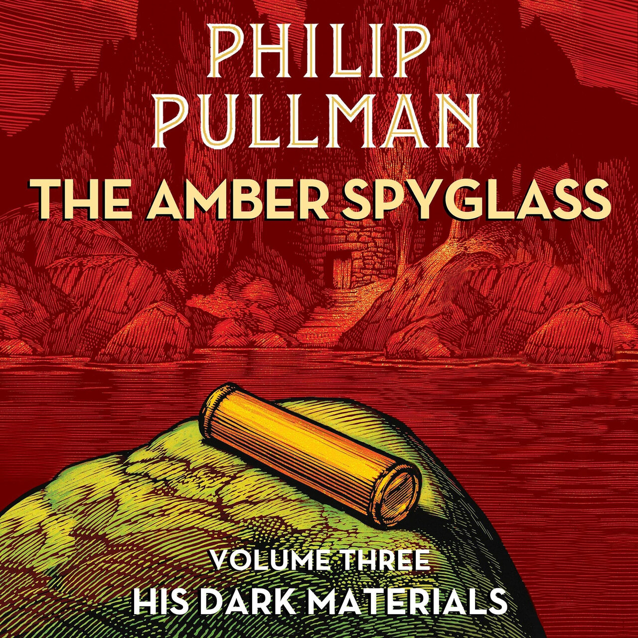 Audiobook cover for The Amber Spyglass
