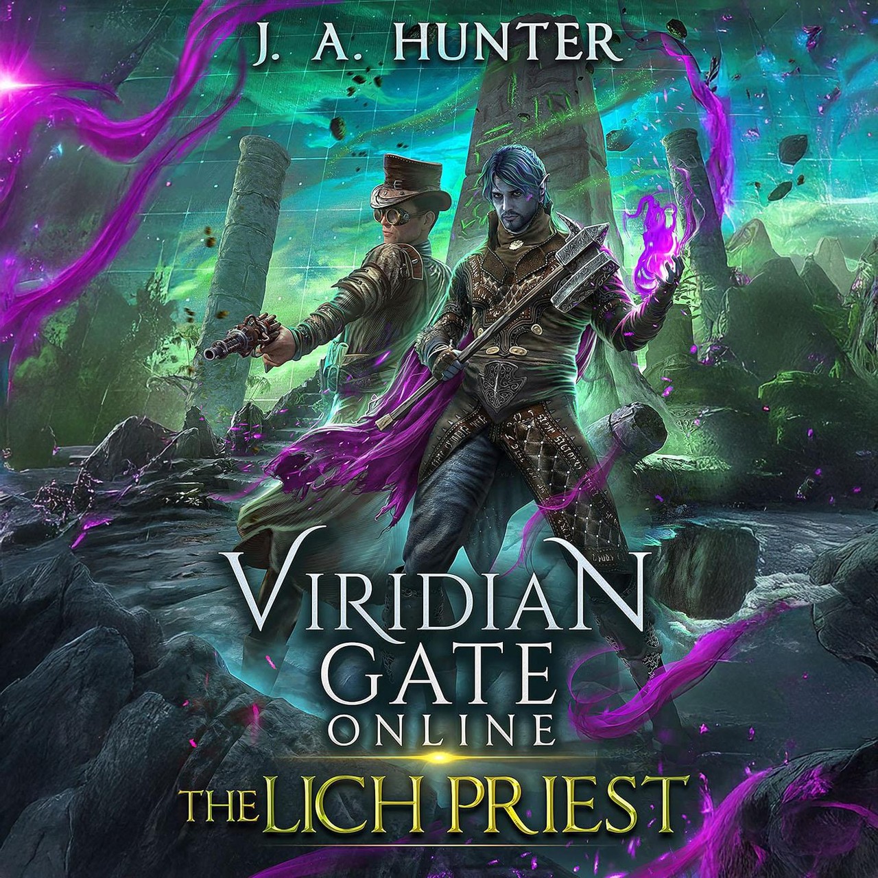 Audiobook cover for Viridian Gate Online : The Lich Priest