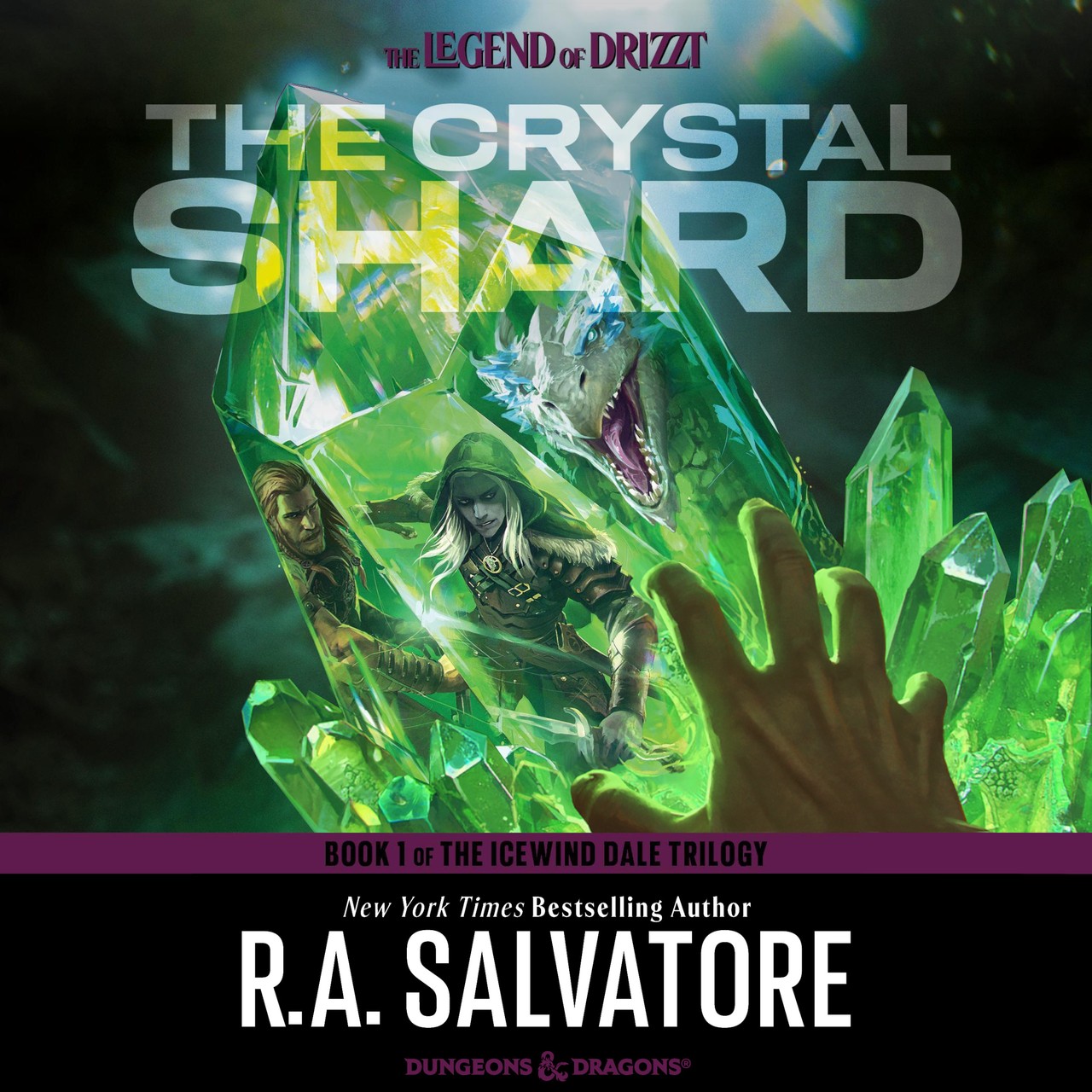 Audiobook cover for The Crystal Shard