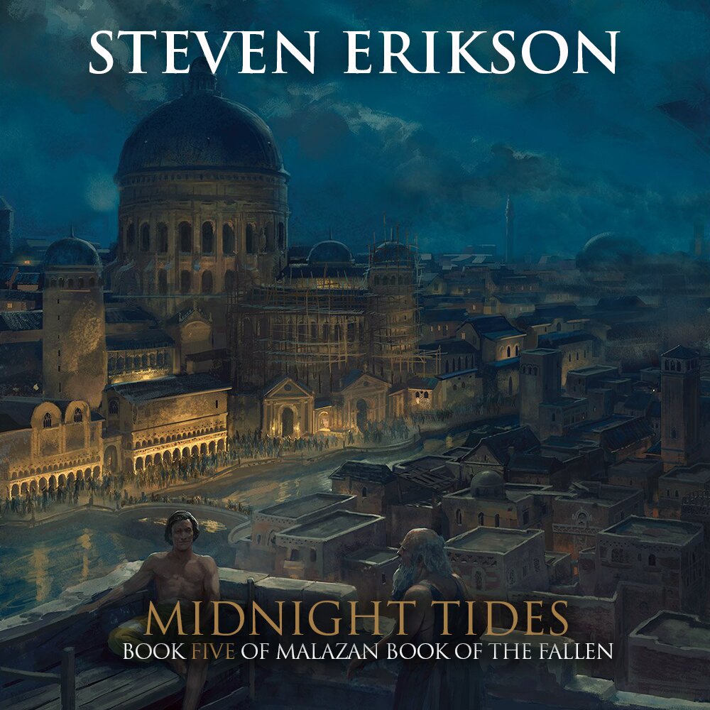 Audiobook cover for Midnight Tides (Malazan Book of the Fallen, Book 5)