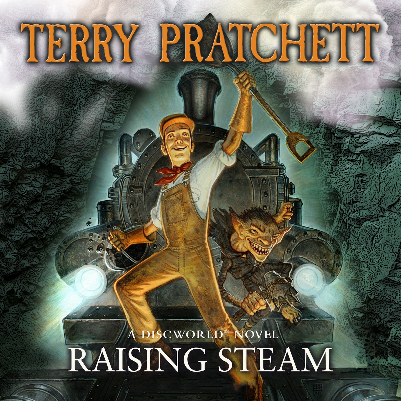 Audiobook cover for Raising Steam