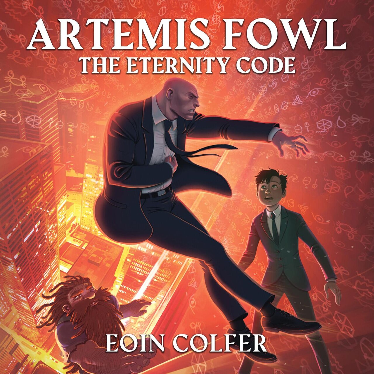 Audiobook cover for Artemis Fowl and the Eternity Code