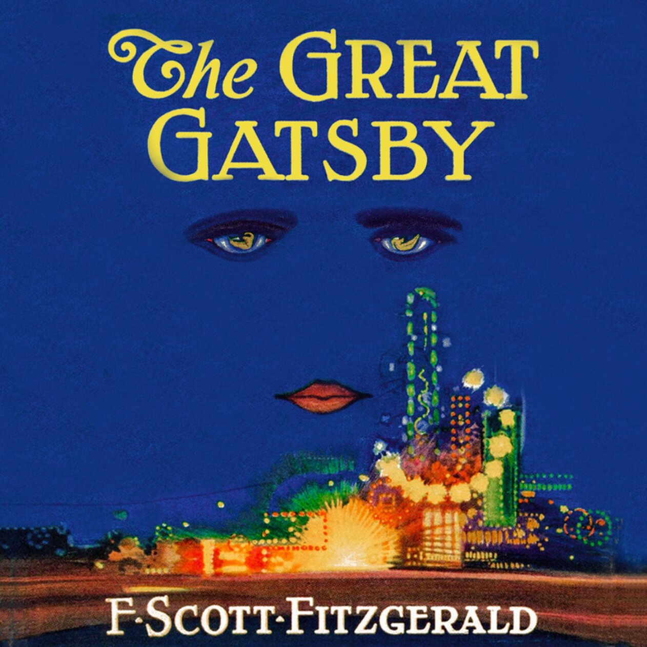 Audiobook cover for The Great Gatsby