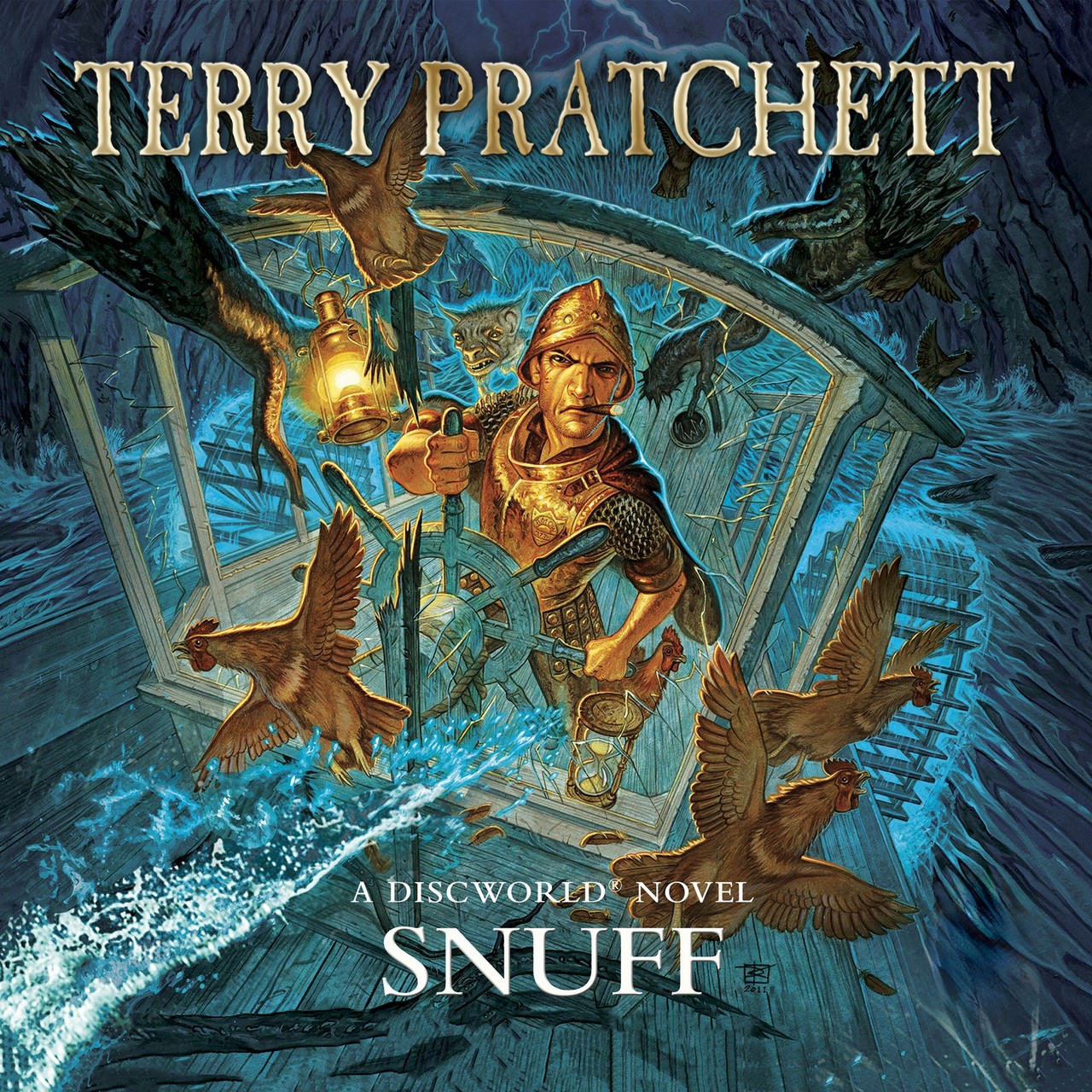 Audiobook cover for Snuff