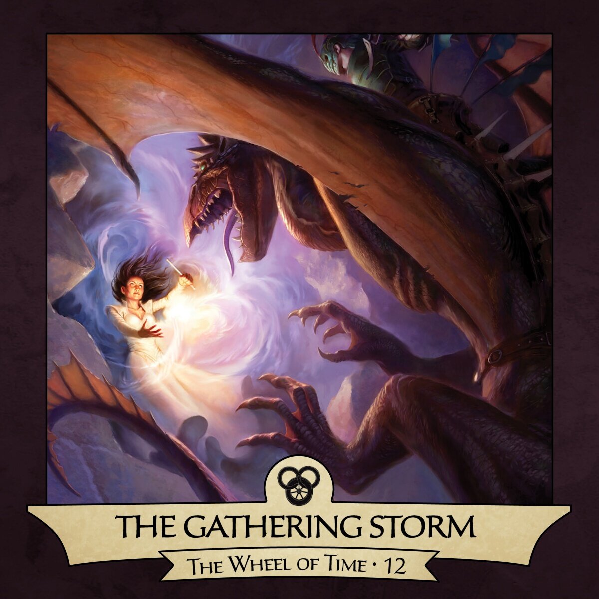 Audiobook cover for The Gathering Storm