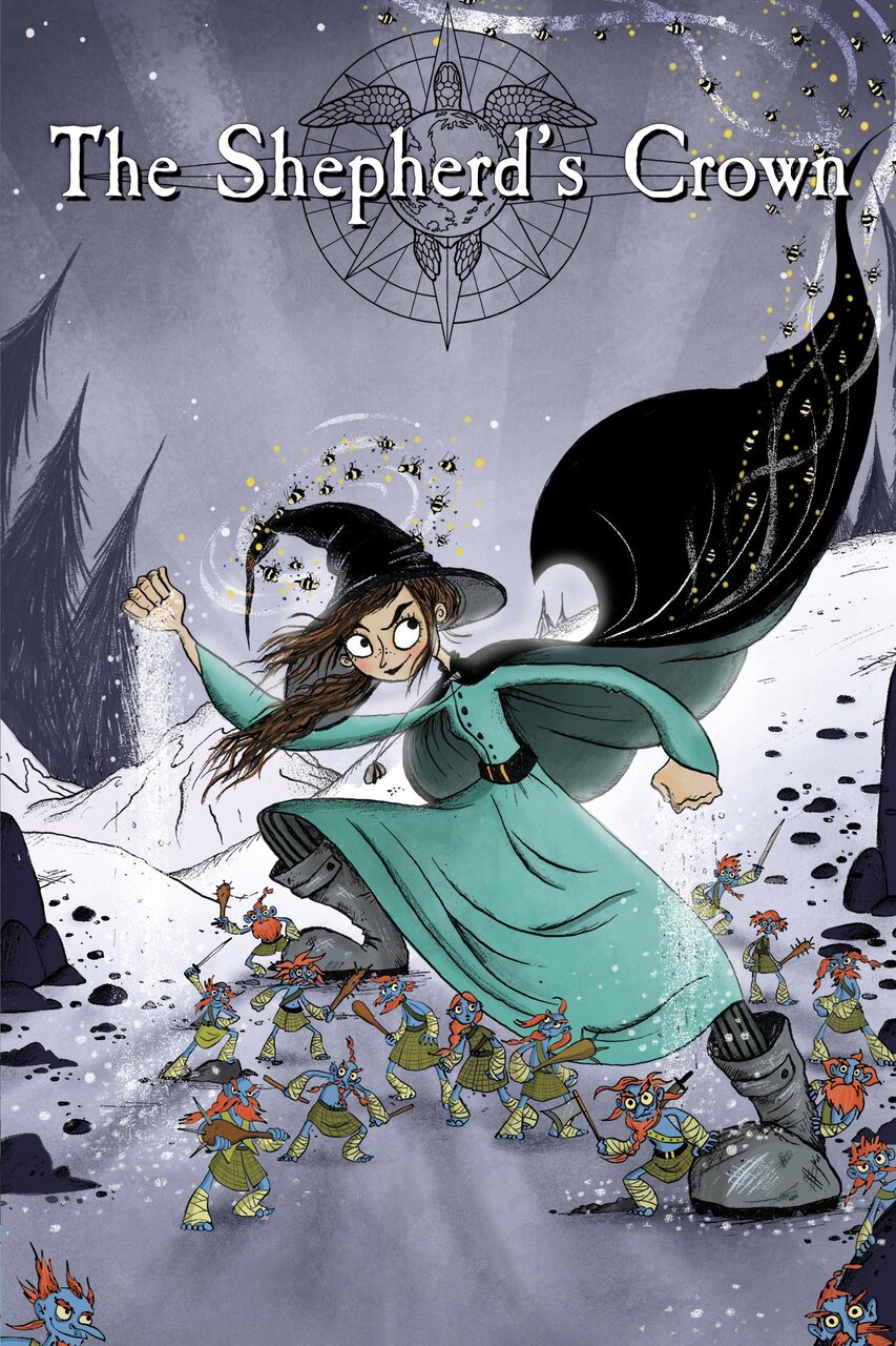 Audiobook cover for Terry Pratchett's Tiffany Aching Adventures : a Discworld Collection