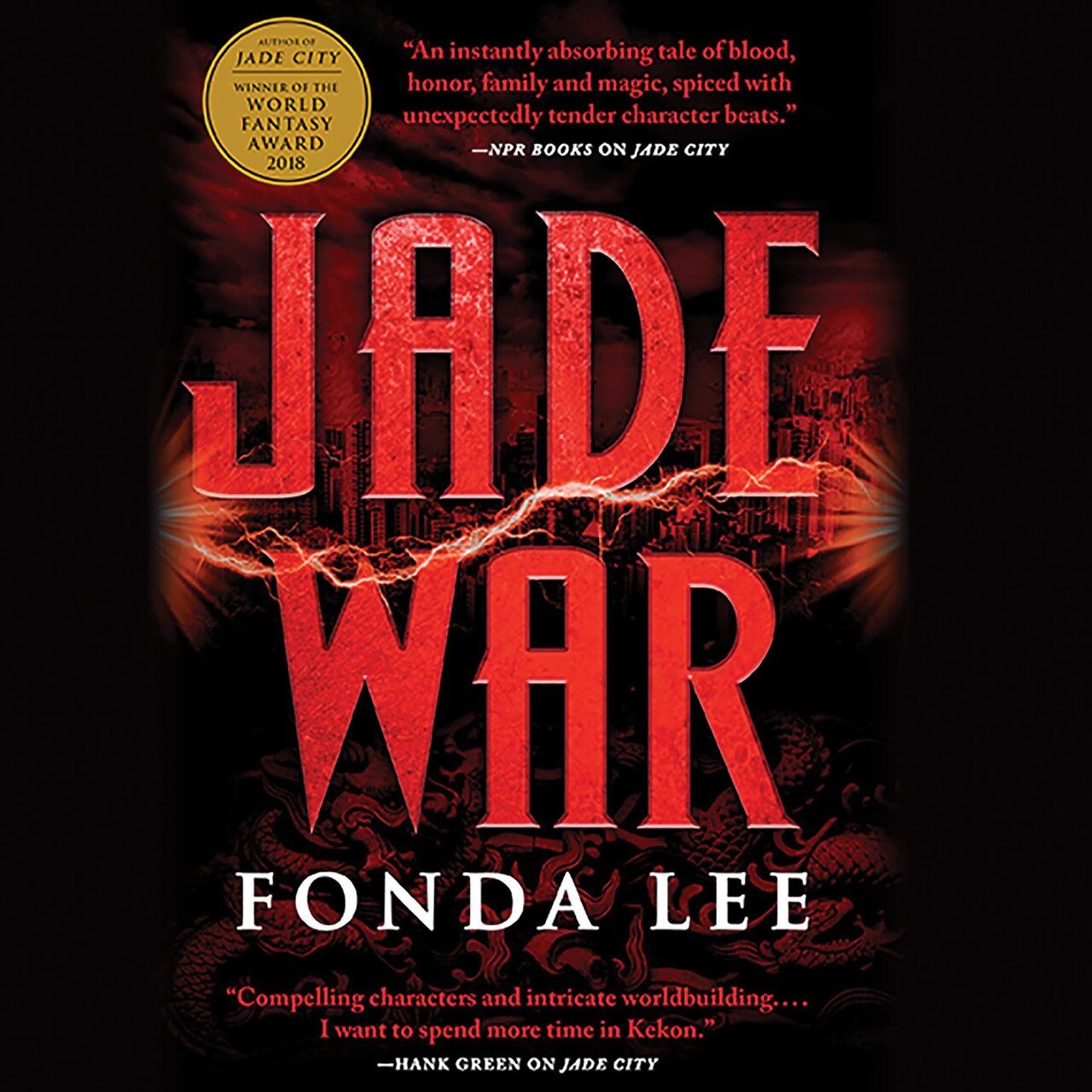 Audiobook cover for Jade War