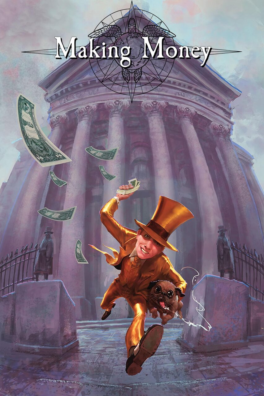 Audiobook cover for Making Money Terry Pratchett for Beginners : (Online Business, YouTube, Fiverr, Craigslist, Financial Freedom, Successful People)