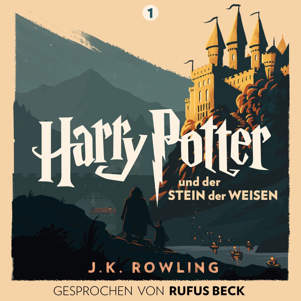 Audiobook cover for Harry Potter and the Philosopher's Stone