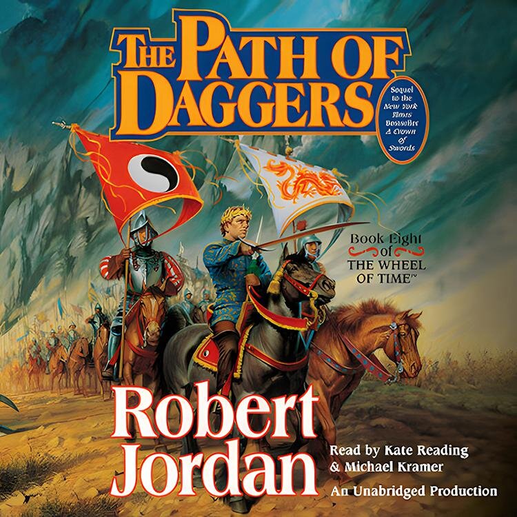 Audiobook cover for The Path of Daggers: (The Wheel of Time, Book 8)