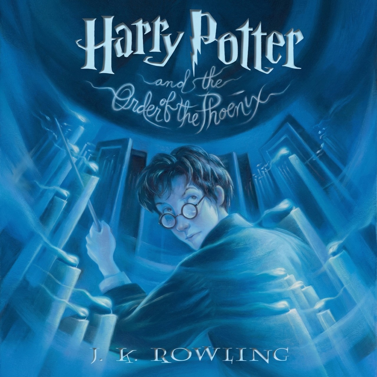 Audiobook cover for Harry Potter and the Order of the Phoenix