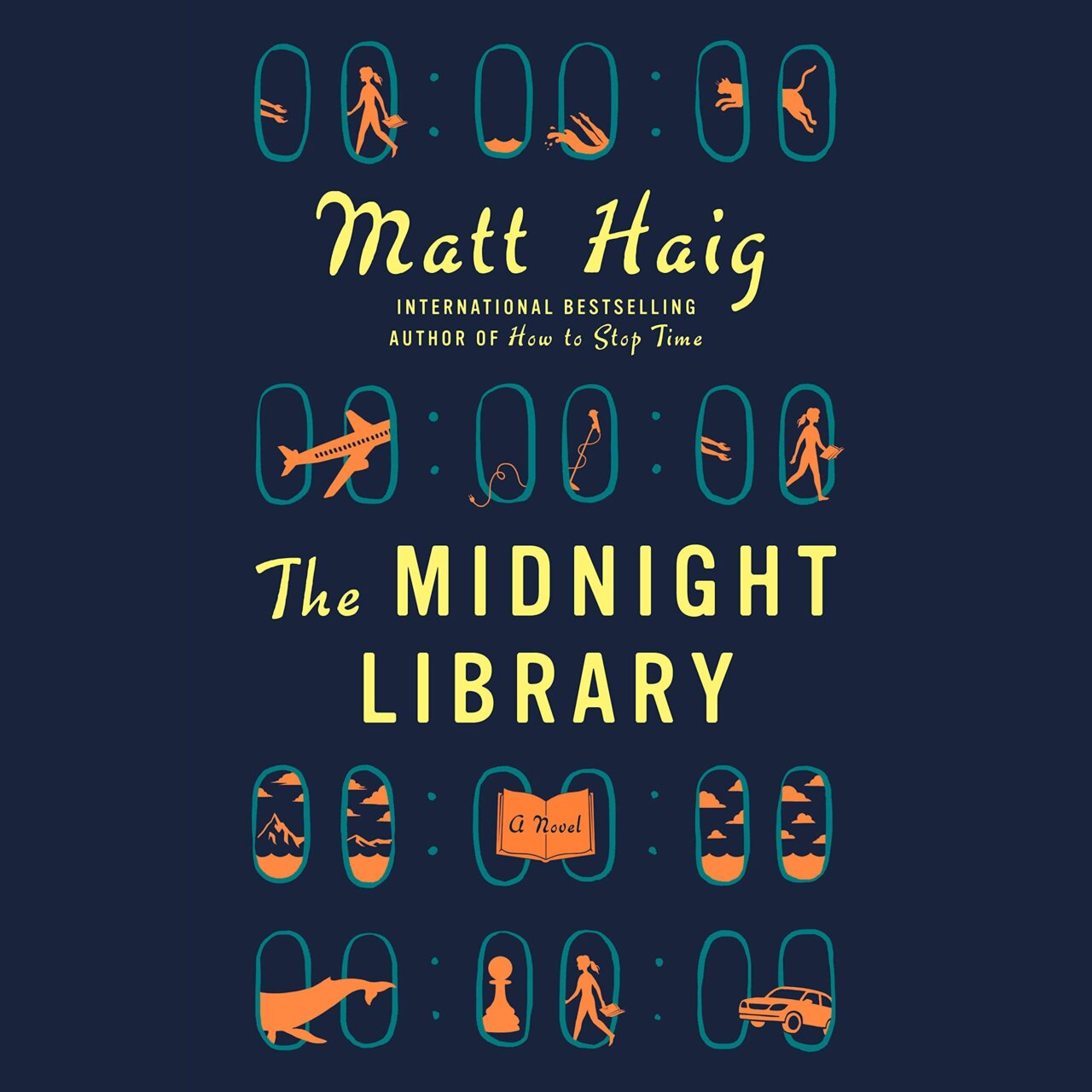 Audiobook cover for The Midnight Library