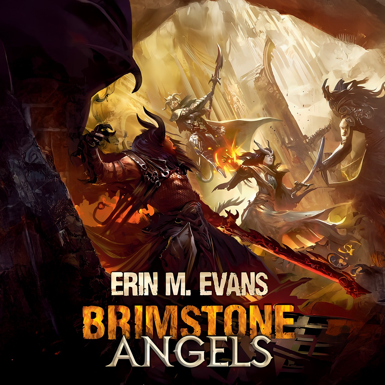 Audiobook cover for Brimstone Angels