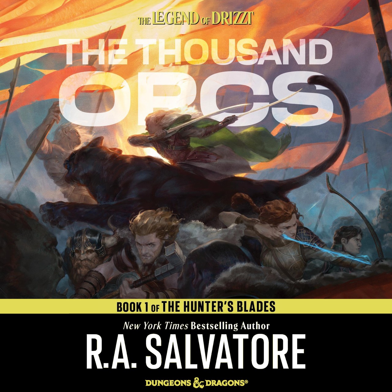 Audiobook cover for The Thousand Orcs