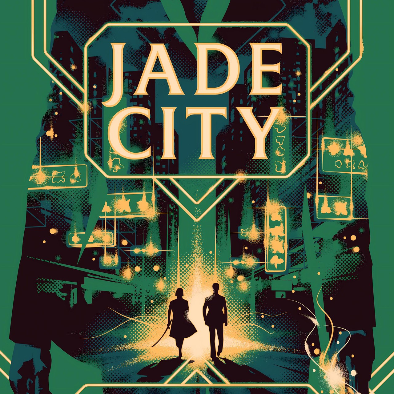 Audiobook cover for Jade City
