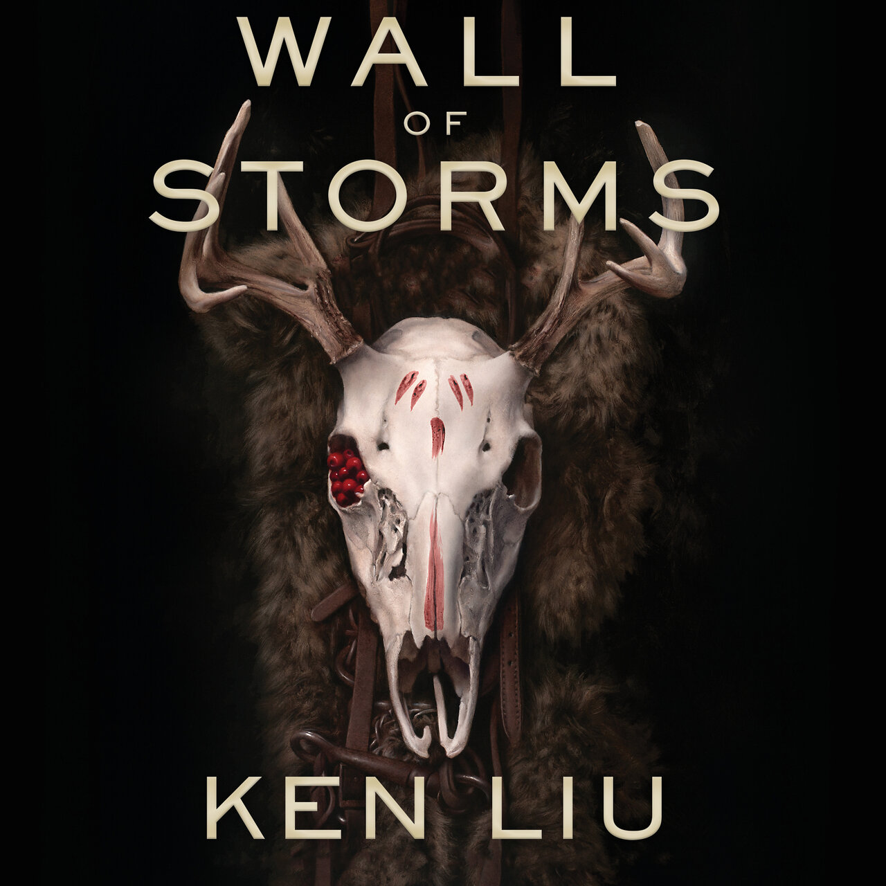 Audiobook cover for The Wall of Storms (The Dandelion Dynasty)