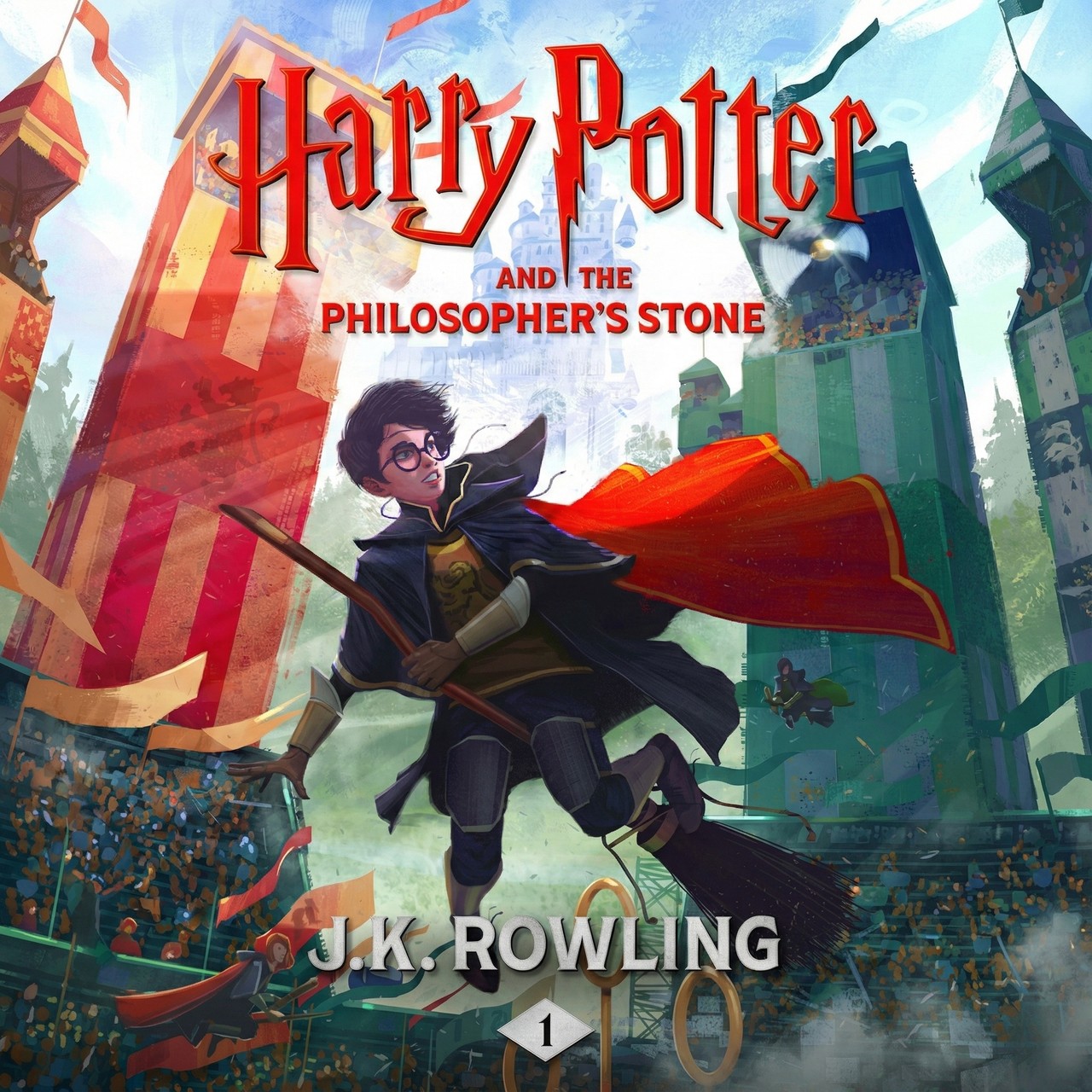 Audiobook cover for Harry Potter and the Philosopher's Stone