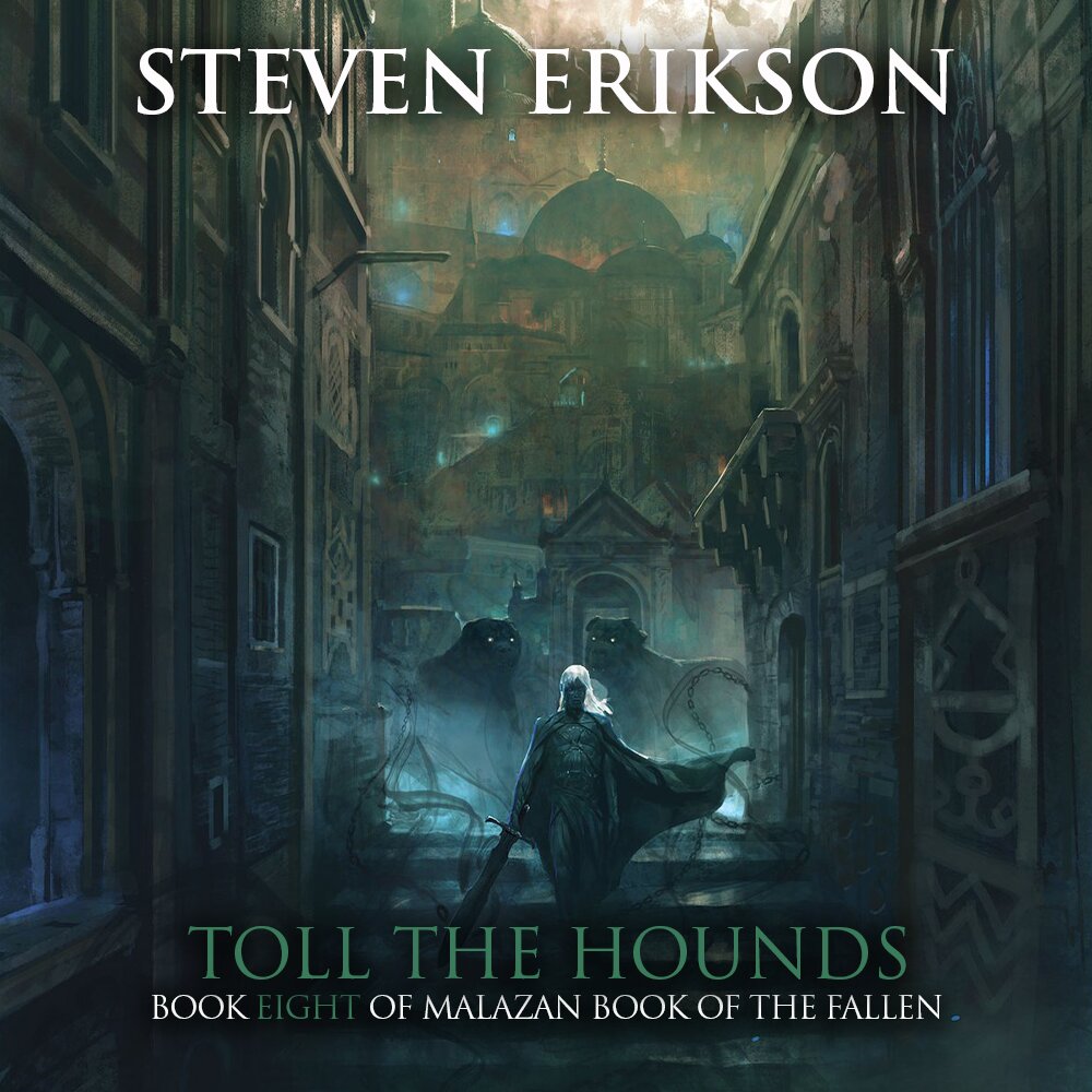 Audiobook cover for Toll the hounds: Book Eight of The Malazan Book of the Fallen