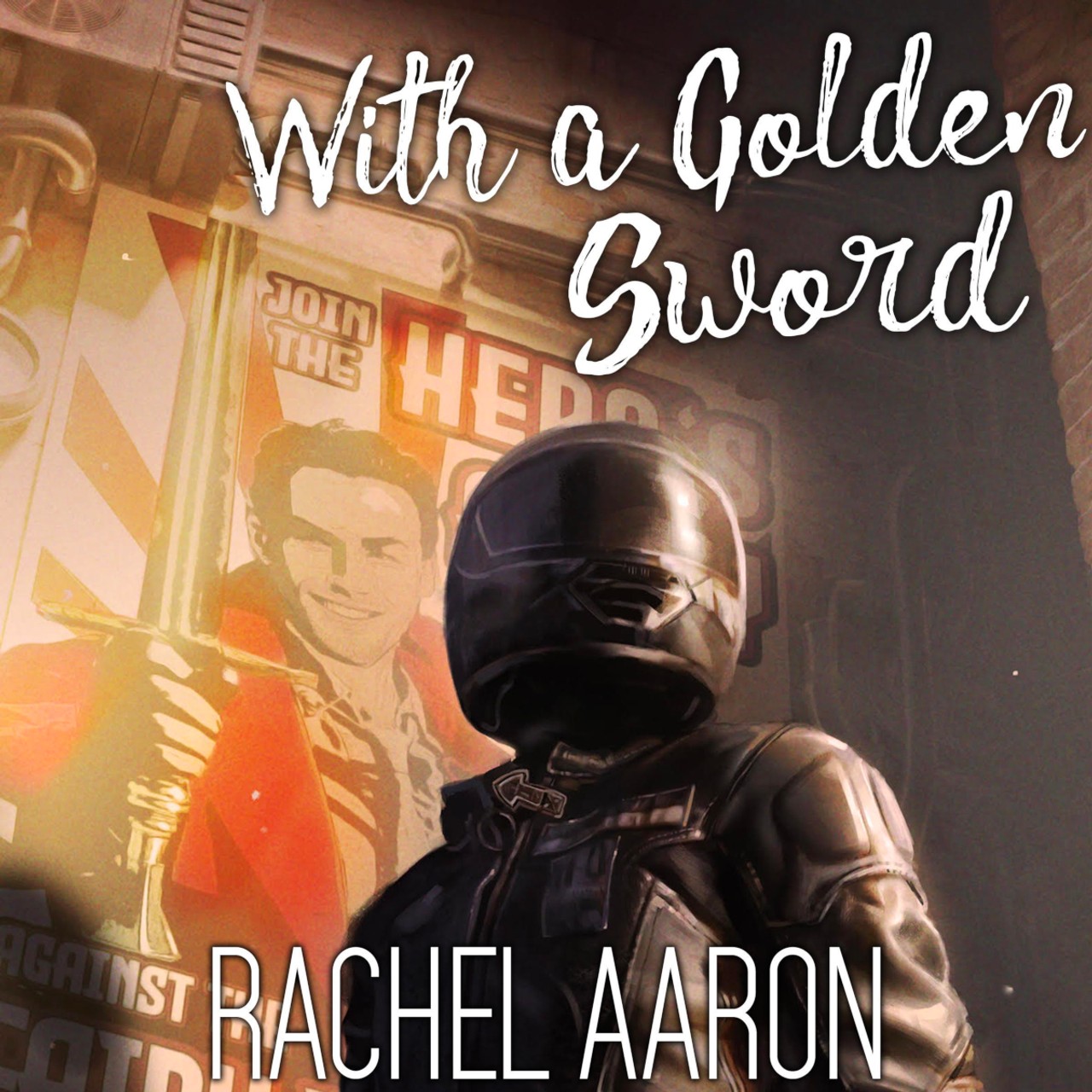 Audiobook cover for With a Golden Sword