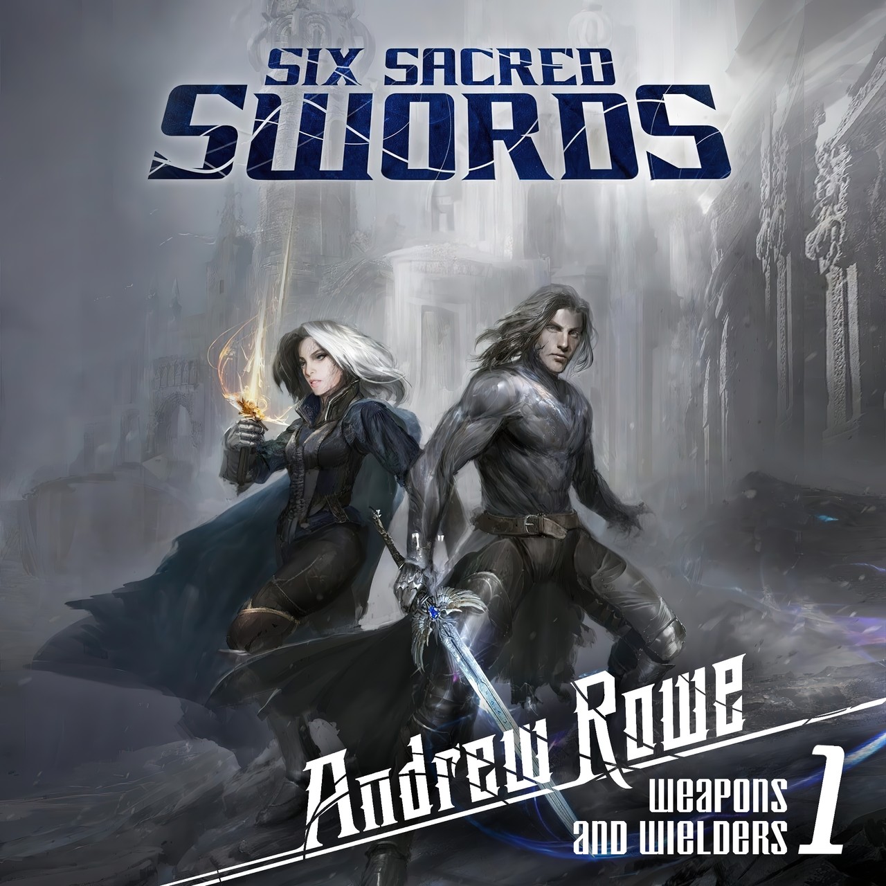 Audiobook cover for Six Sacred Swords