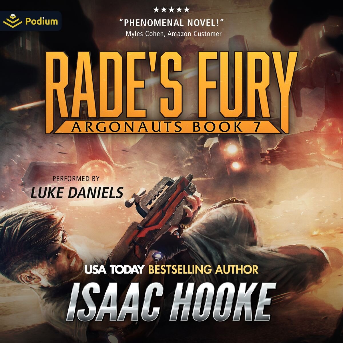 Audiobook cover for Rade's Fury (Argonauts)