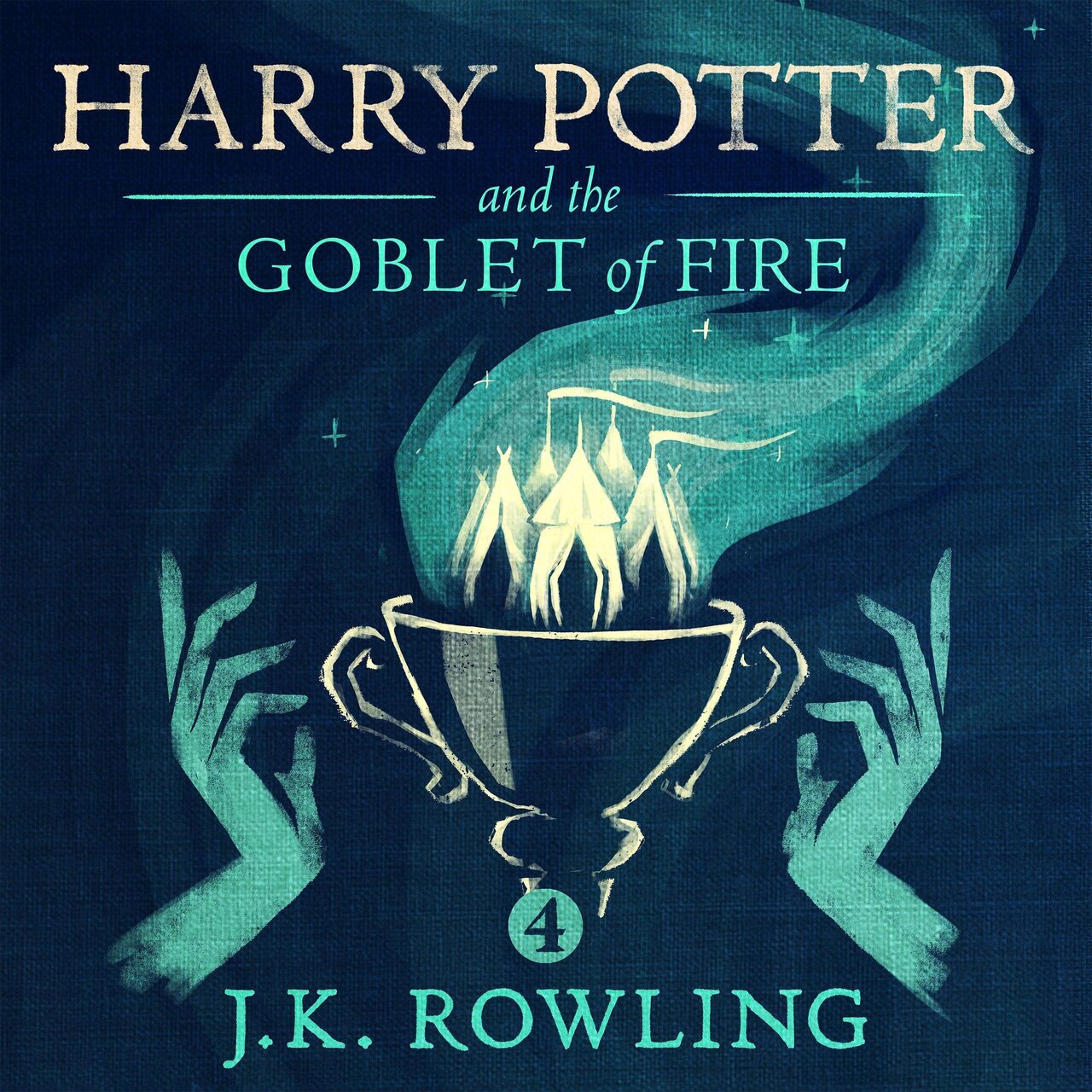 Audiobook cover for Harry Potter and the Goblet of Fire