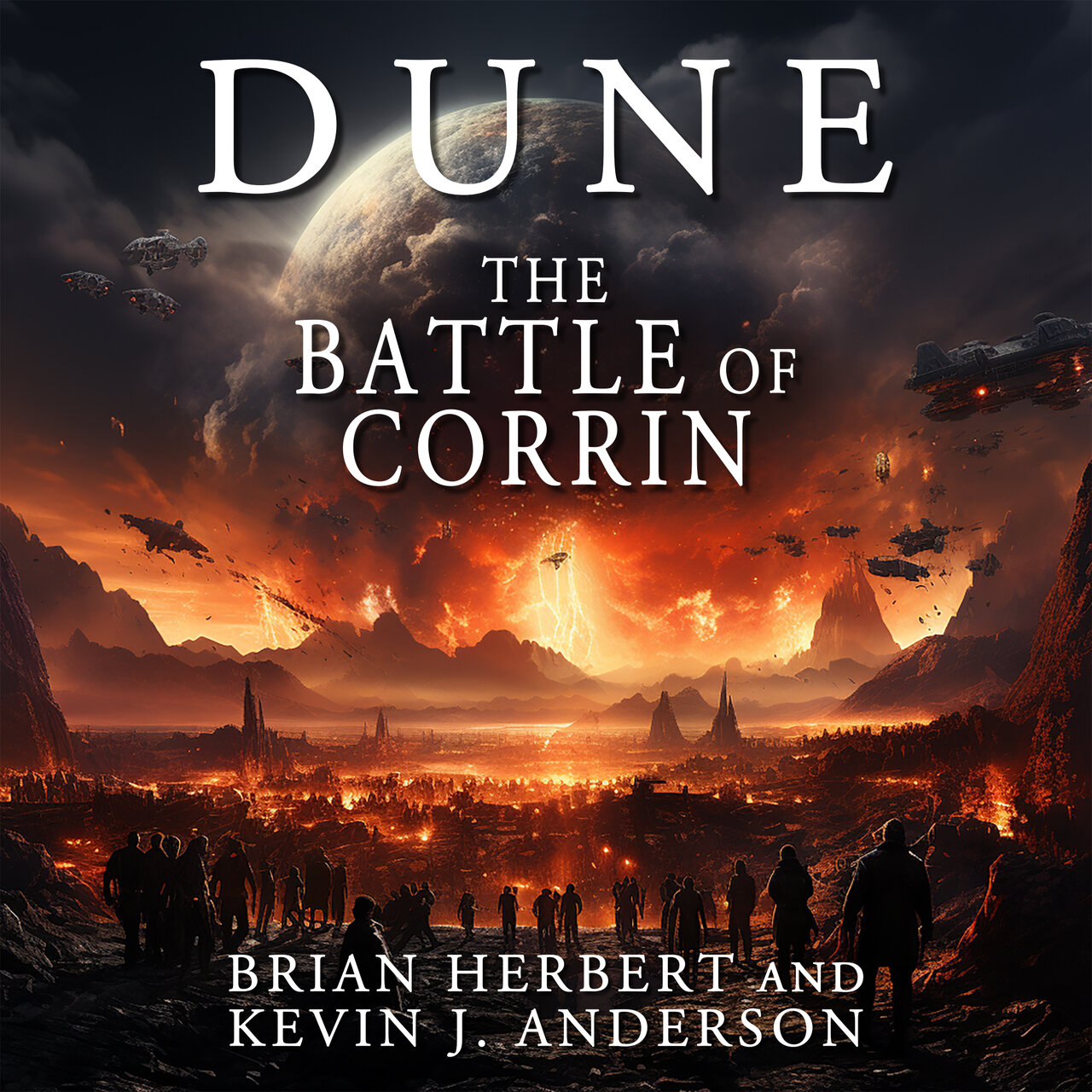 Audiobook cover for The Battle of Corrin