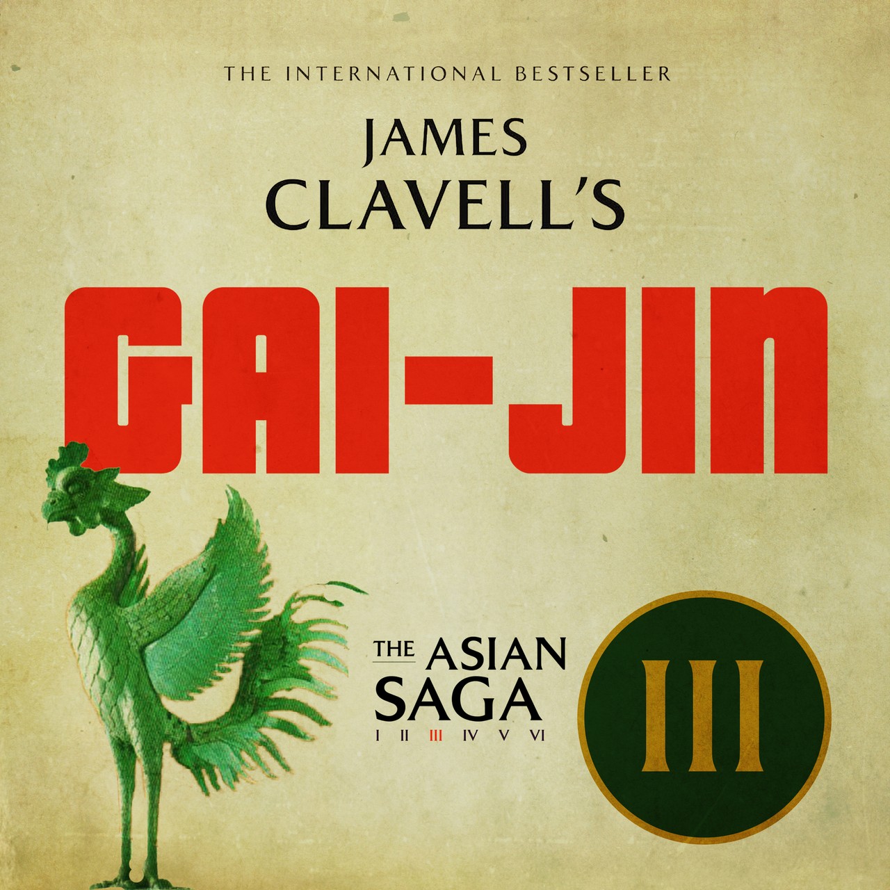Audiobook cover for James Clavell's Gai-Jin: a novel of Japan.