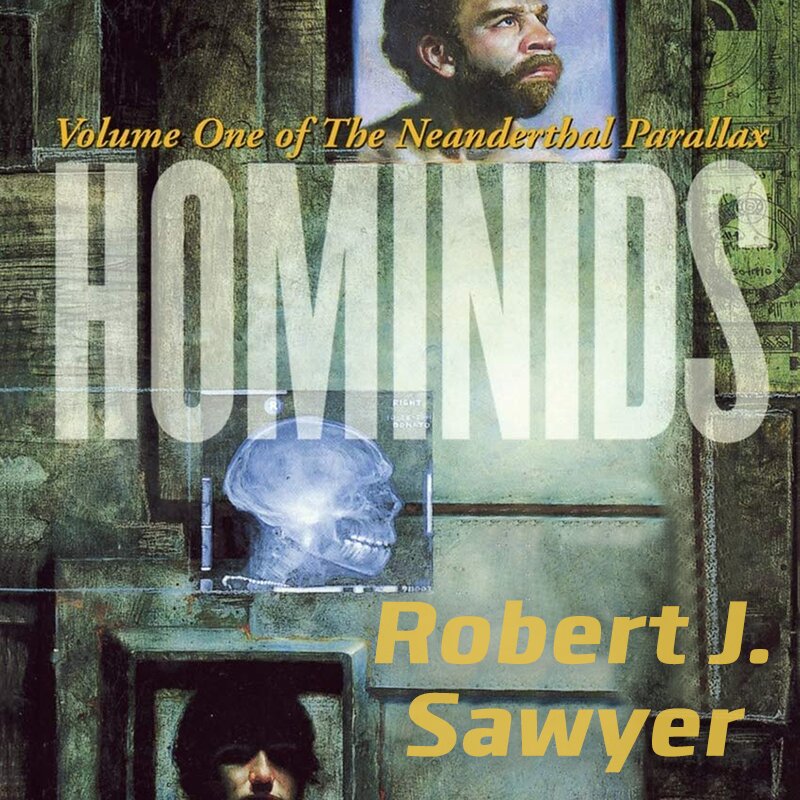 Audiobook cover for Hominids