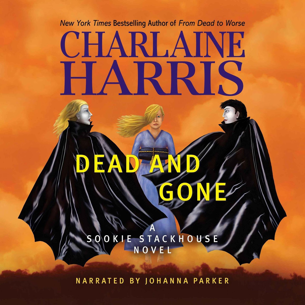 Audiobook cover for Dead and Gone: A Sookie Stackhouse Novel (Sookie Stackhouse/True Blood)
