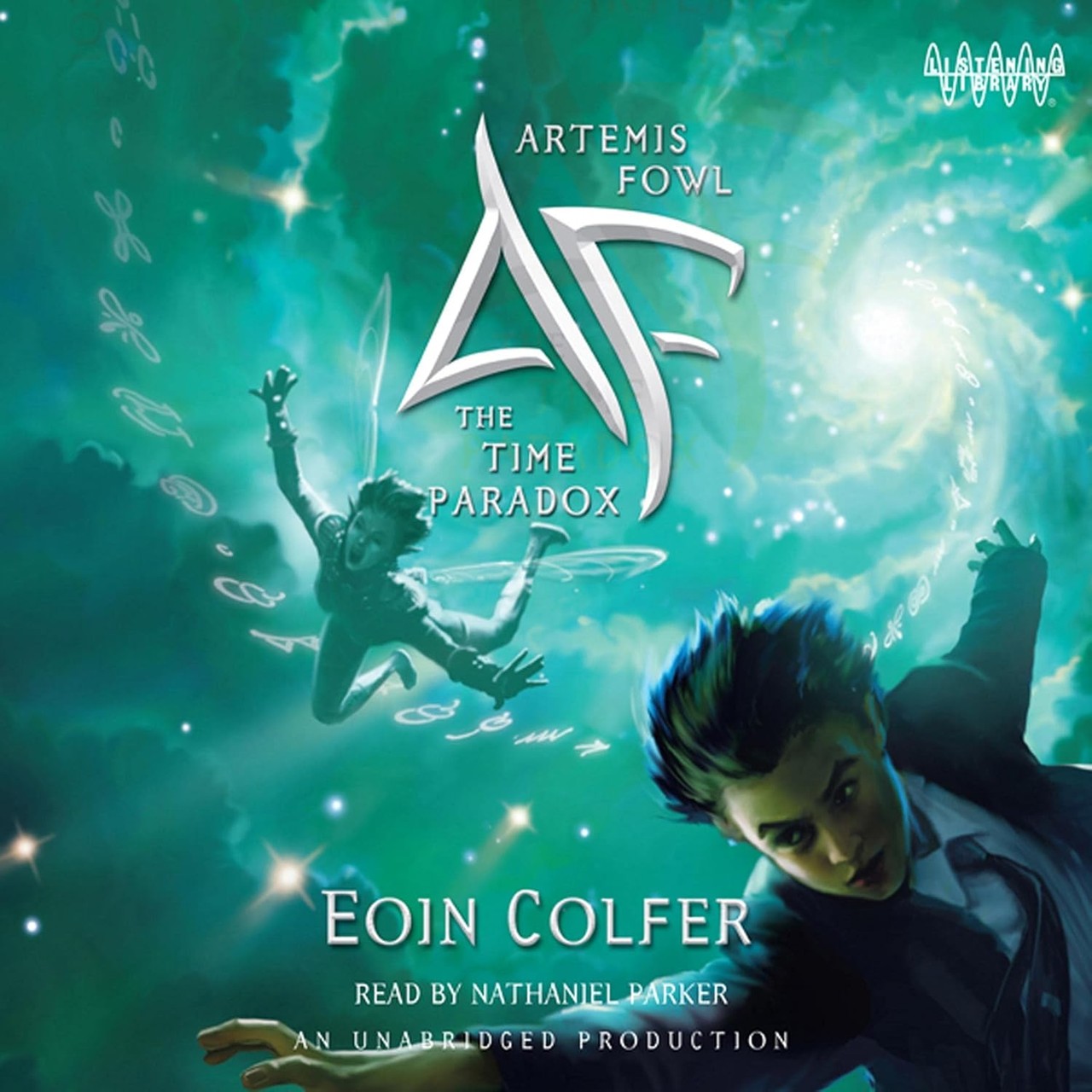 Audiobook cover for Artemis Fowl and the Time Paradox