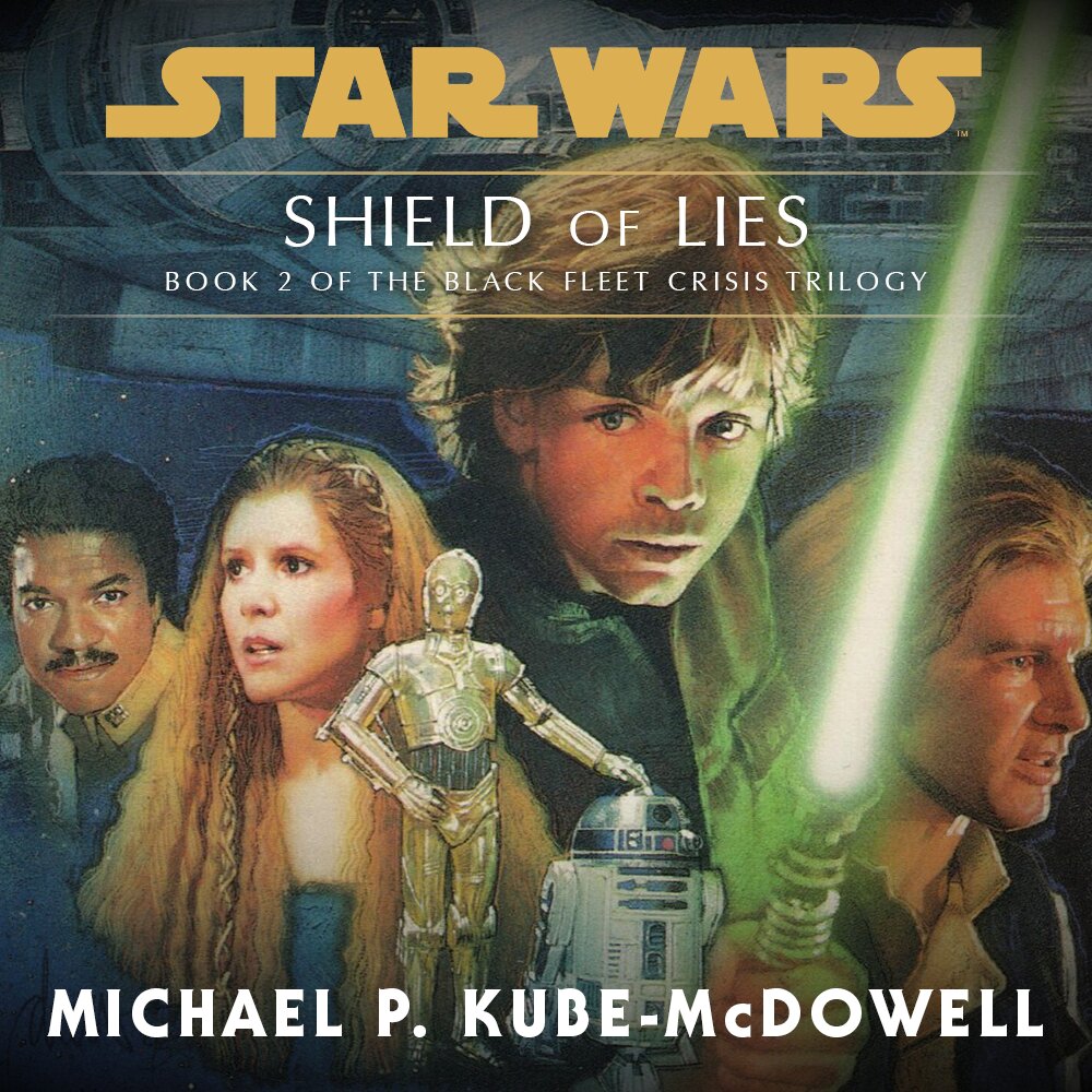 Audiobook cover for Star Wars - Black Fleet Crisis - Shield of Lies