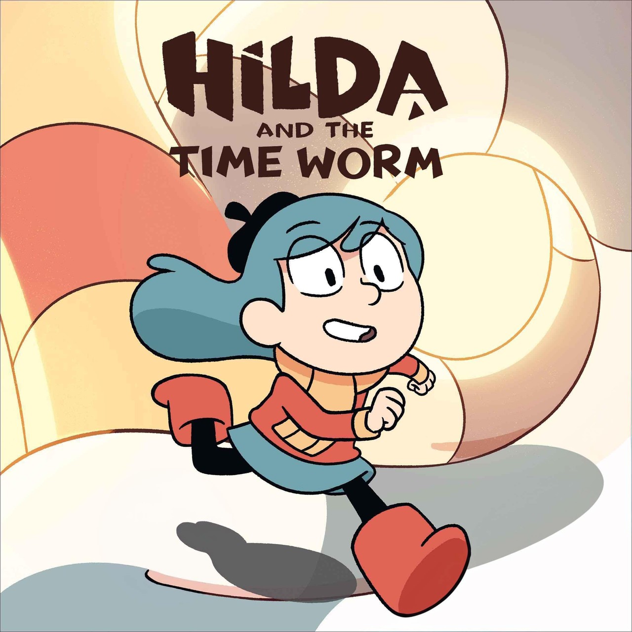 Audiobook cover for Hilda and the Time Worm