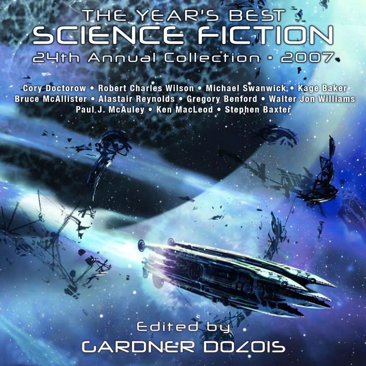 Audiobook cover for The Year's Best Science Fiction - Twenty-Fourth Annual Collection (Year's Best Science Fiction)