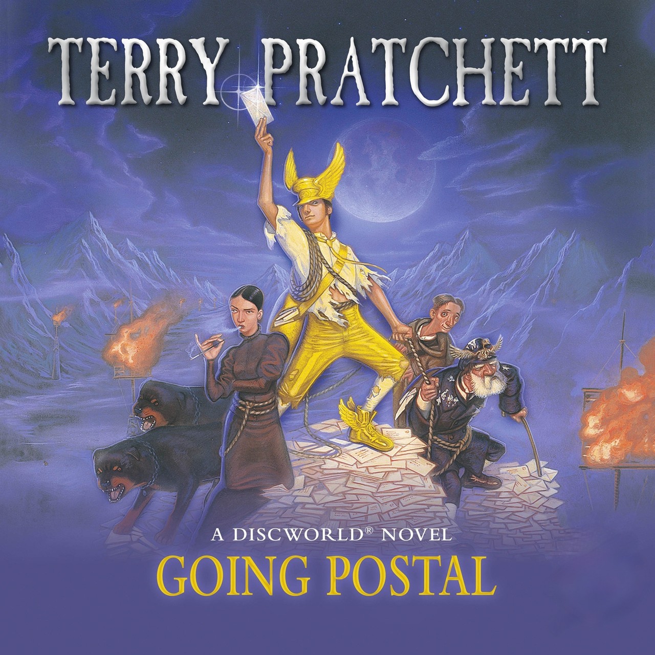 Audiobook cover for Going Postal