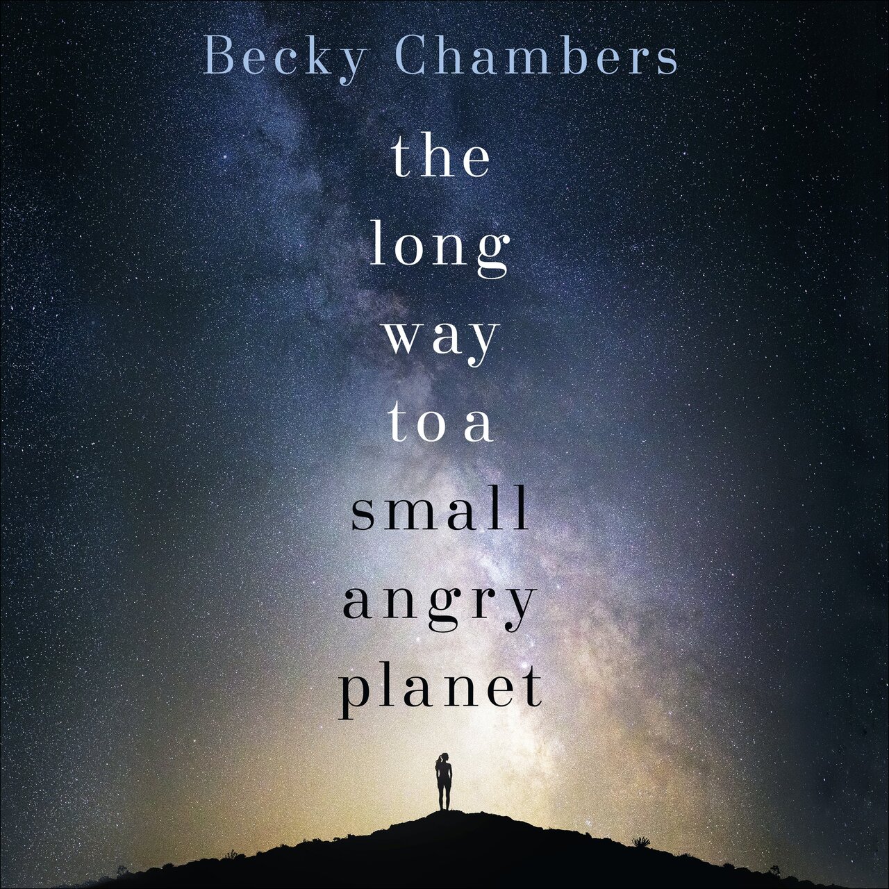 Audiobook cover for The Long Way to a Small, Angry Planet