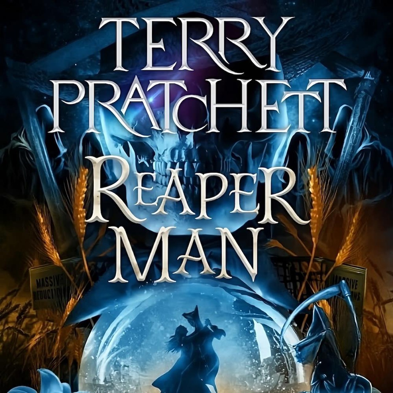 Audiobook cover for Novels. Reaper Man / Guards! Guards!