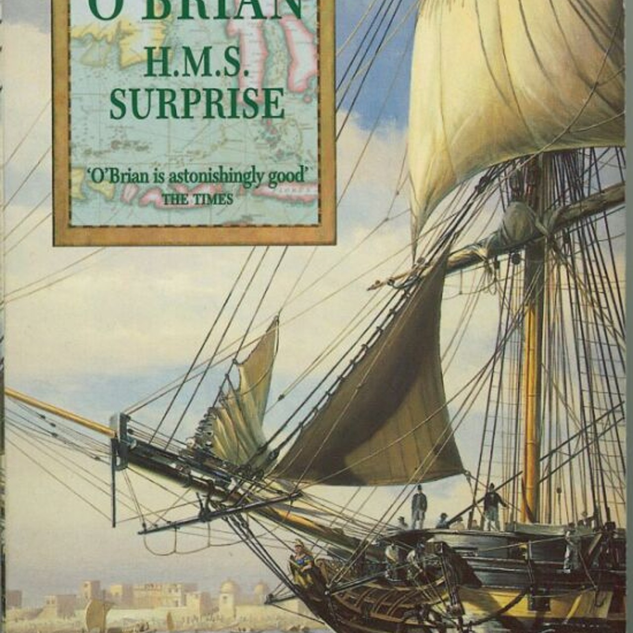Audiobook cover for H.M.S. Surprise