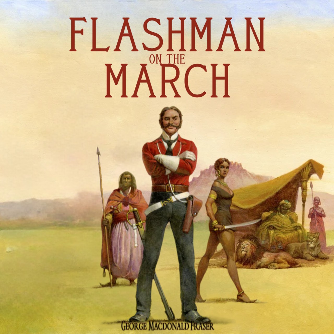 Audiobook cover for Flashman on the March: from the flashman papers, 1867-8